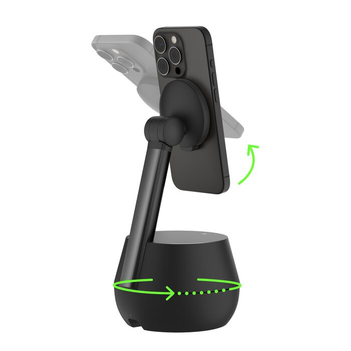 Безпровідна зарядка Belkin Auto-Tracking MagSafe Stand Pro (Black)