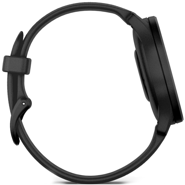 Garmin Vivomove Sport Black Case and Silicone Band with Slate Accents (010-02566-00)