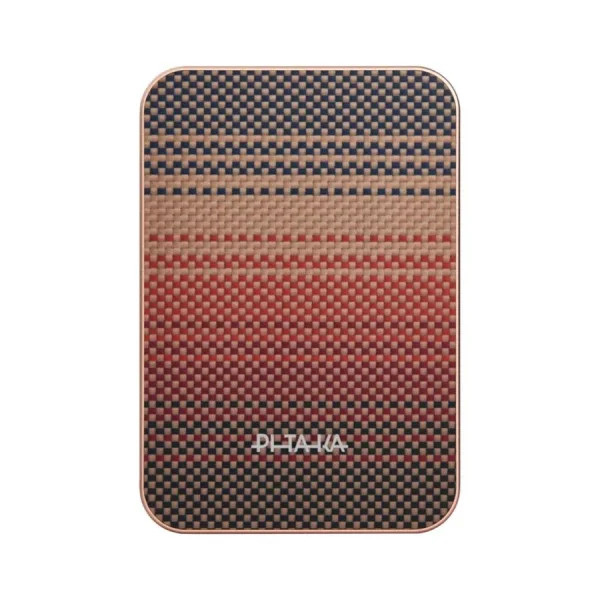 Зарядний пристрій Power Bank Pitaka Aramid Fiber Magnetic Qi2 10000mAh (Sunset) (PBQ2502)