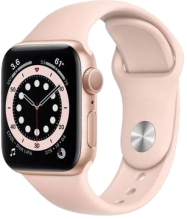 Apple Watch Series 6 40mm Gold Aluminum Case with Pink Sand Sport Band (MG123) БУ/Open Box