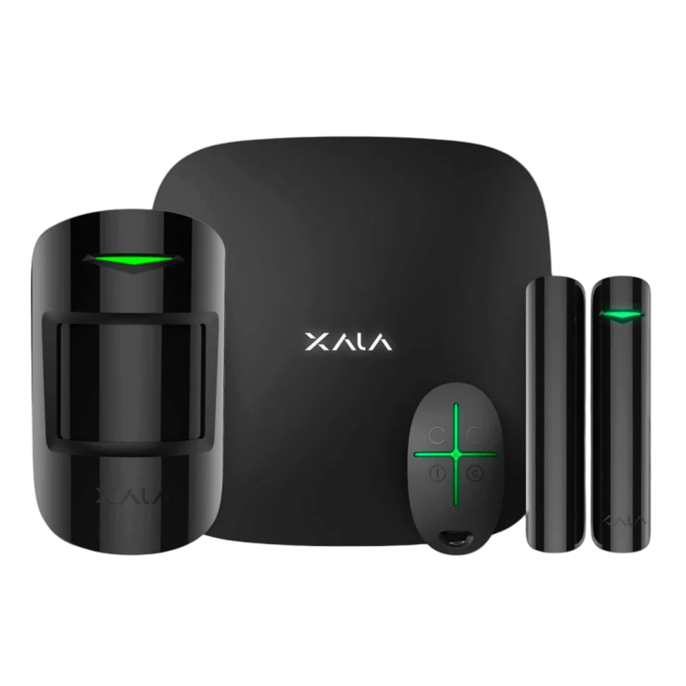 Комплект охоронної сигналізації Ajax StarterKit Black Комплект охоронної сигналізації Ajax StarterKit Black