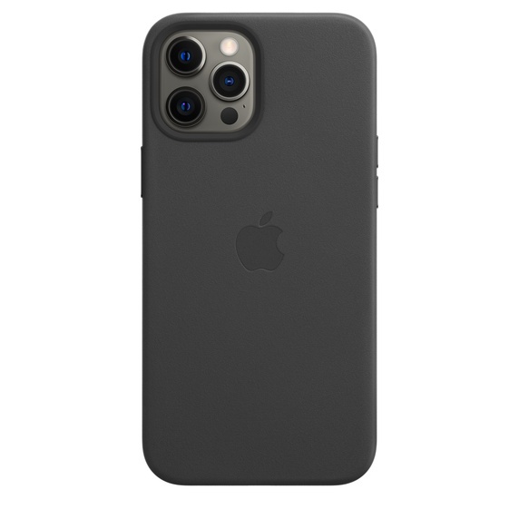Чехол Smart Leather Case для iPhone 12 Pro Max 1:1 Original (Black)