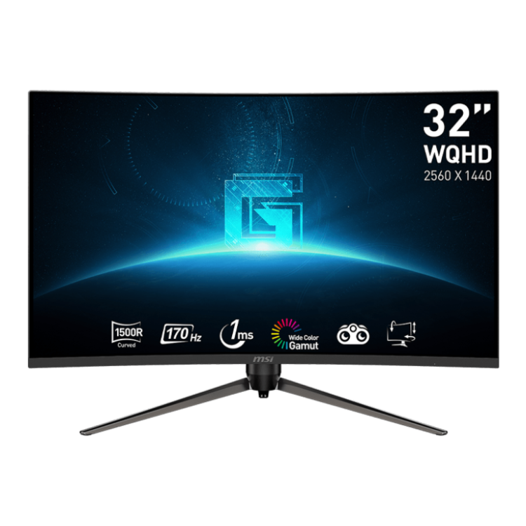 Монітор MSI 31.5" G32CQ5P VA 170Hz (9S6-3DB44H-027)