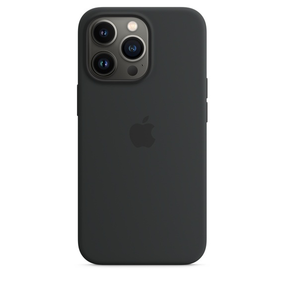 Чехол Apple Silicone Case для iPhone 13 Pro with MagSafe (Midnight)