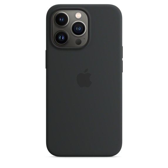 Чохол Apple Silicone Case для iPhone 13 Pro with MagSafe (Midnight) Чохол Apple Silicone Case для iPhone 13 Pro with MagSafe (Midnight)