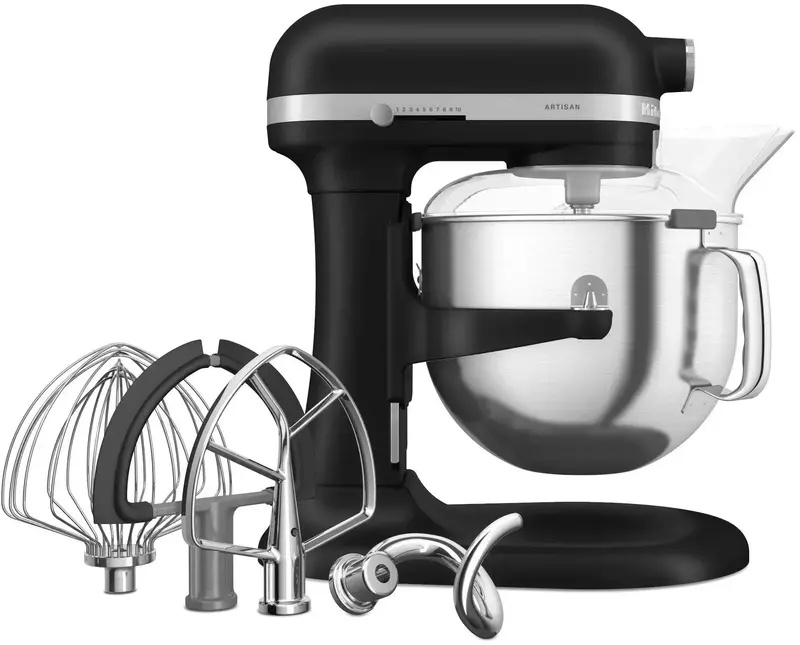 Планетарний міксер KitchenAid Artisan 6,6 л 5KSM70SHXEBM Cast Iron Black (UA)