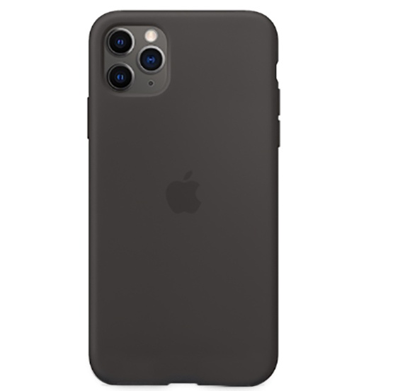 Чехол Silicone Case Full Cover для iPhone 11 Pro Max Original (FoxConn) (Black)