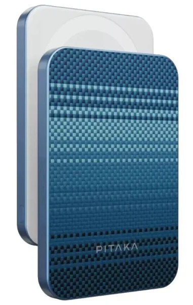 Зарядний пристрій Power Bank Pitaka Aramid Fiber Magnetic Qi2 10000mAh (Moonrise) (PBQ2503)