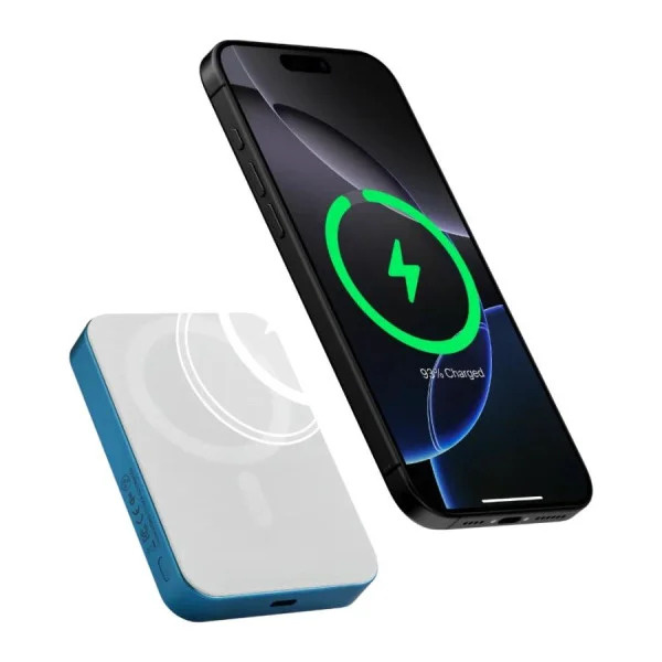 Зарядний пристрій Power Bank Pitaka Aramid Fiber Magnetic Qi2 10000mAh (Moonrise) (PBQ2503)