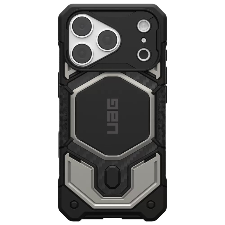 Чехол UAG Monarch Pro MagSafe для iPhone 18 Pro (Titanium) (114569113636) Чехол UAG Monarch Pro MagSafe для iPhone 18 Pro (Titanium) (114569113636)