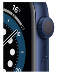Apple Watch Series 6  44mm Blue Aluminum Case with Deep Navy Sport Band (M00J3) бу