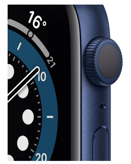 Apple Watch Series 6  44mm Blue Aluminum Case with Deep Navy Sport Band (M00J3) БУ