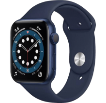 Apple Watch Series 6  44mm Blue Aluminum Case with Deep Navy Sport Band (M00J3) БУ