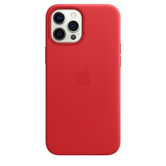 (С300) Чехол Smart Leather Case для iPhone 12 Pro Max 1:1 Original (Red)