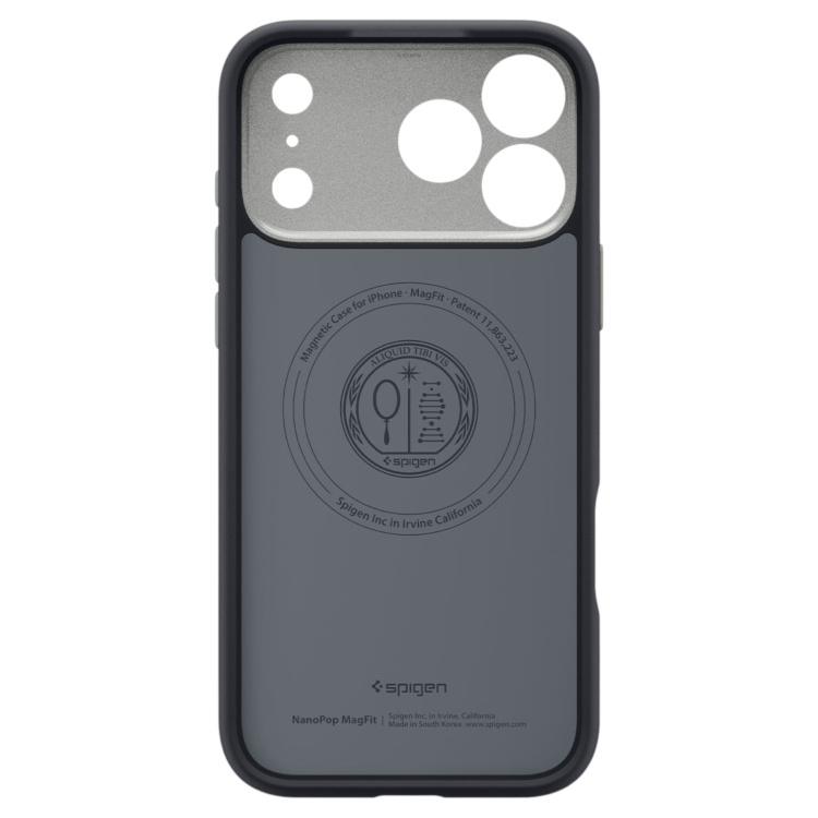 Чохол Spigen Nano Pop MagSafe для iPhone 17 Pro Max Black Sesame (ACS10262) Чохол Spigen Nano Pop MagSafe для iPhone 17 Pro Max Black Sesame (ACS10262)