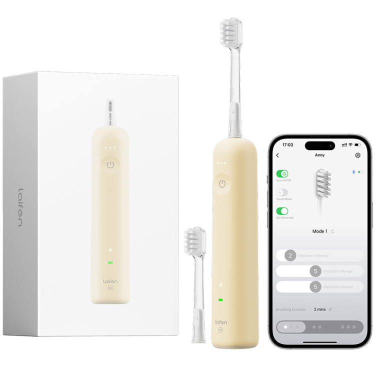 Зубна електрощітка Laifen Wave SE (1TB31-P-EU-BG-001) (Yellow)