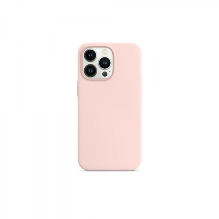 Чохол Monblan для iPhone 13 Pro Max Magnetic Silicone [MagSafe & Animation] Series (Chalk Pink)