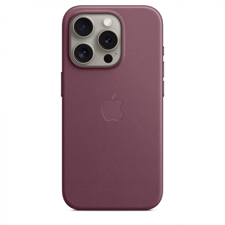 Чохол Apple FineWoven для iPhone 15 Pro with MagSafe (Mulberry)