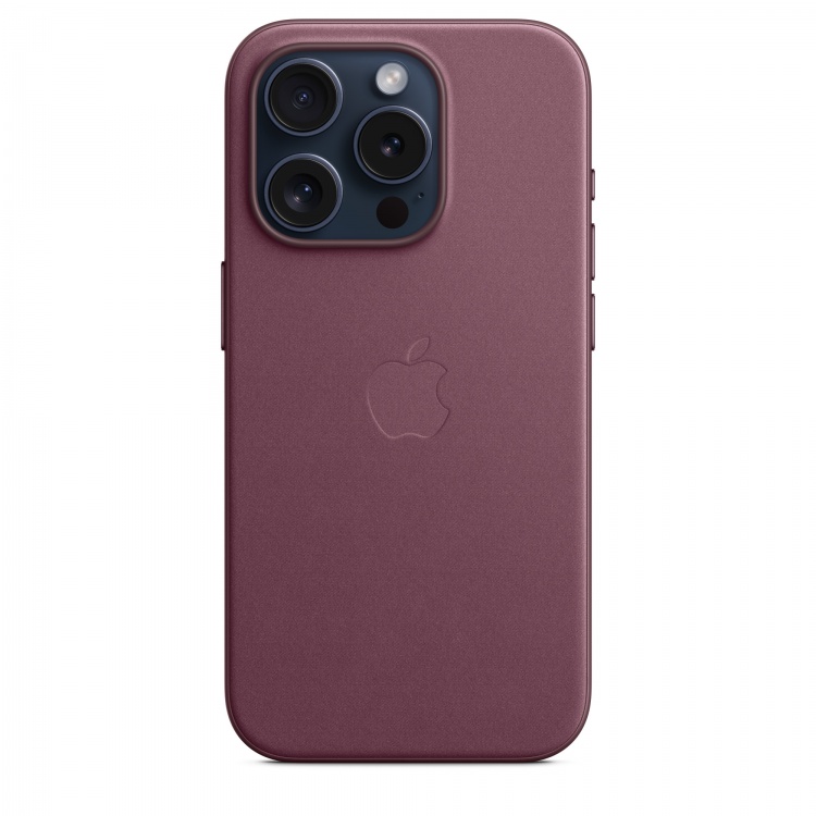 Чохол Apple FineWoven для iPhone 15 Pro with MagSafe (Mulberry)