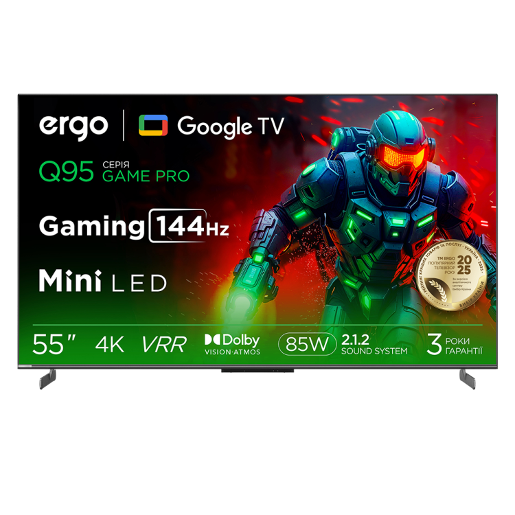 Телевізор Ergo 55 55MQ95 (UA)