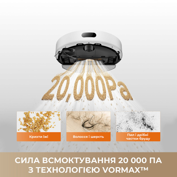 Робот-пилосос Dreame Bot F20 Black (RLF41GA-Bl)