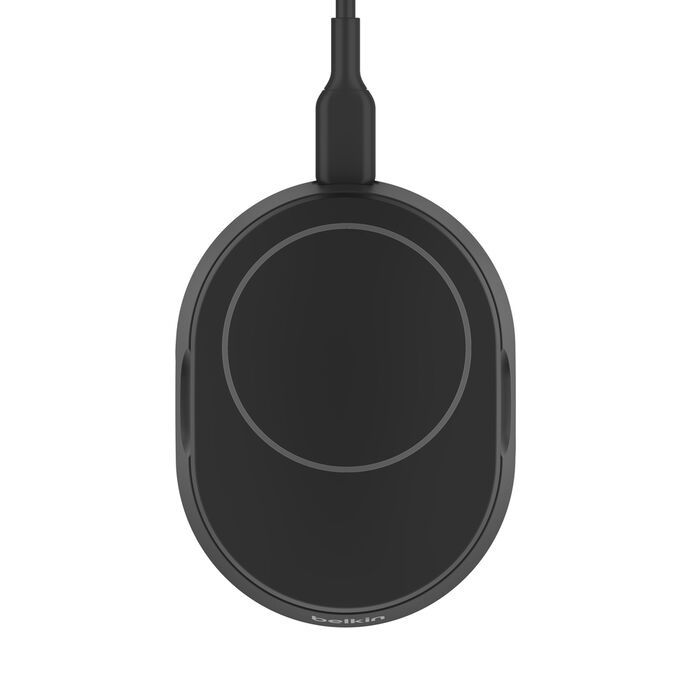 Безпровідна зарядка Belkin 15 Вт Magnetic Stand Qi2 Black (WIA008VFBK)