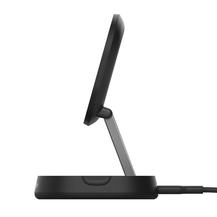 Безпровідна зарядка Belkin 15 Вт Magnetic Stand Qi2 Black (WIA008VFBK)