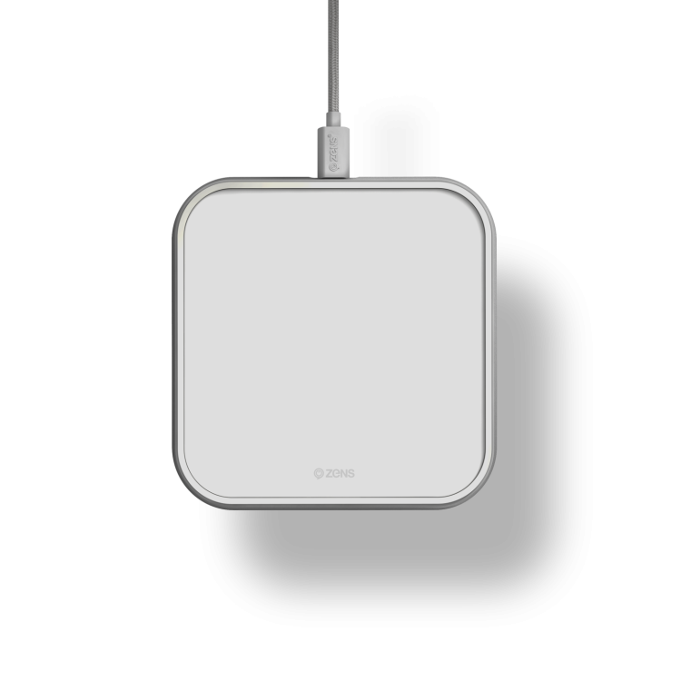 Безпровідна зарядка Zens Single Aluminium Wireless Charger 15W (ZESC14B/00)