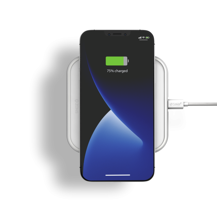 Безпровідна зарядка Zens Single Aluminium Wireless Charger 15W (ZESC14B/00)