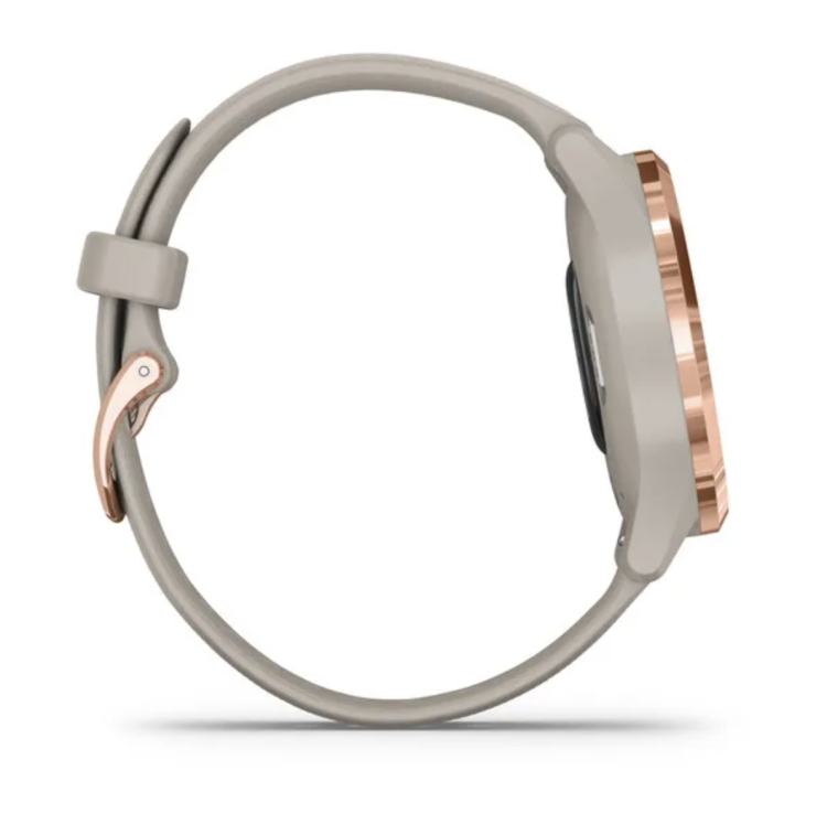Garmin Vivomove 3S Rose Gold Stainless Steel Bezel with Navy Case and Silicone Band (010-02238-03/23)