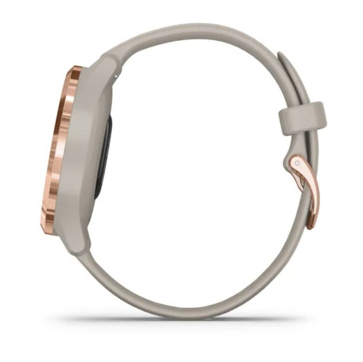 Garmin Vivomove 3S Rose Gold Stainless Steel Bezel with Navy Case and Silicone Band (010-02238-03/23)