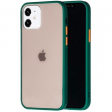 Чохол Matte для iPhone 12 Mini (Dark Green)