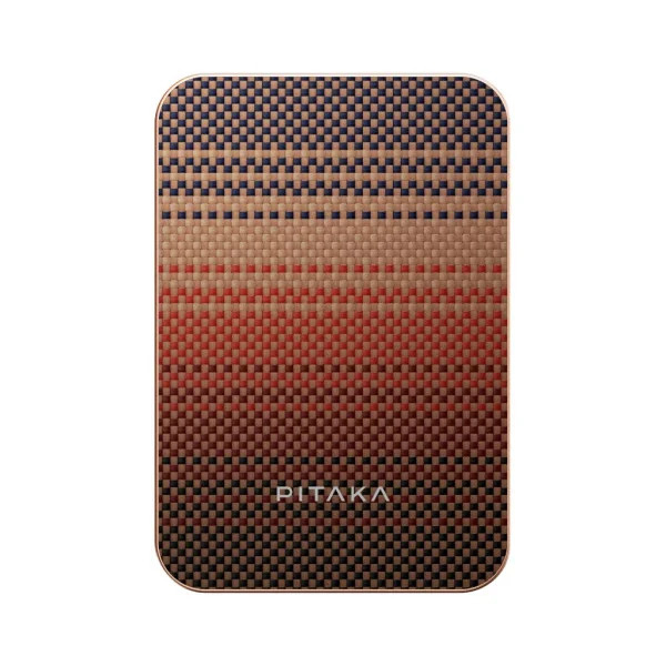Зарядний пристрій Power Bank Pitaka Aramid Fiber Magnetic Qi2 5000mAh (Sunset) (PBQ2403)