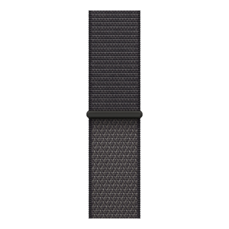 Apple Watch SE 3 GPS, 44mm Midnight Aluminum Case with Dark Gray Sport Loop