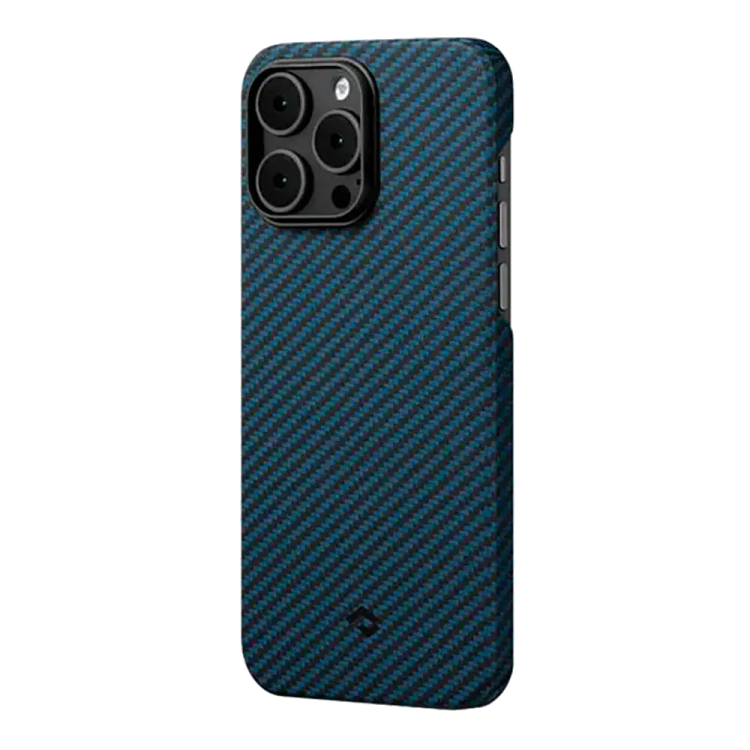 Чохол Pitaka для iPhone 14 Pro MagEZ 3 Twill 600D (Black-Blue)