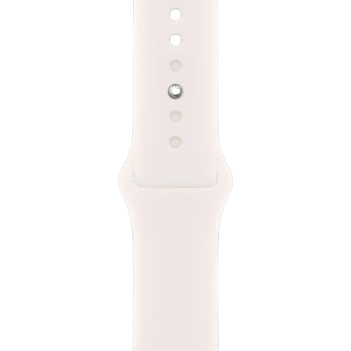 Apple Watch SE 3 GPS, 40mm Starlight Aluminum Case with Starlight Sport Band - S/M (MEH34) бу