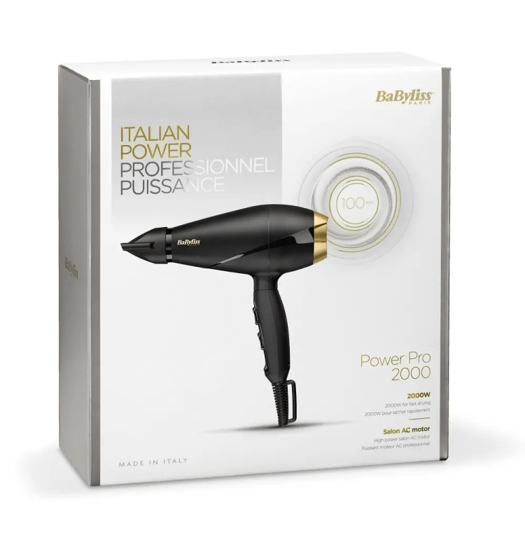 Фен Babyliss AC PRO (Black) (6704E) Фен Babyliss AC PRO (Black) (6704E)