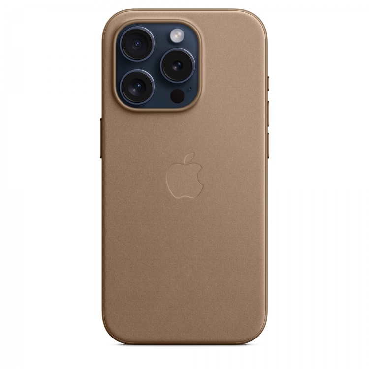 Чохол Apple FineWoven для iPhone 15 Pro with MagSafe (Taupe)
