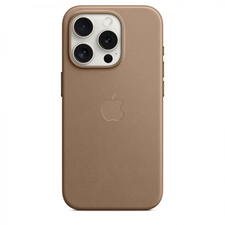 Чохол Apple FineWoven для iPhone 15 Pro with MagSafe (Taupe)