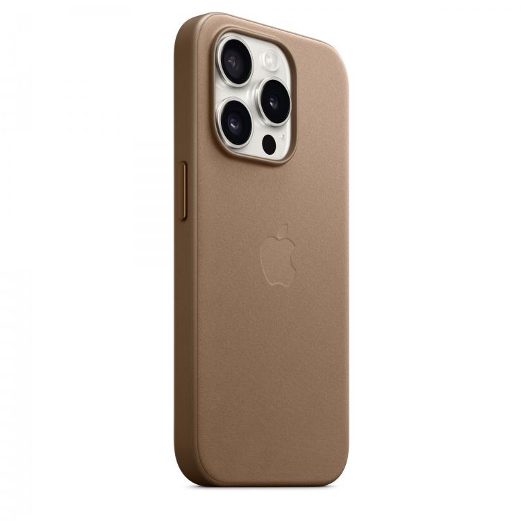 Чохол Apple FineWoven для iPhone 15 Pro with MagSafe (Taupe)