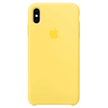 Чохол Smart Silicone Case для iPhone Xs Max Original (FoxConn) (Canary Yellow)