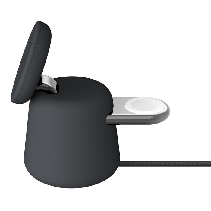 Безпровідна зарядка Belkin 2 in 1 MagSafe (Charcoal Mass)