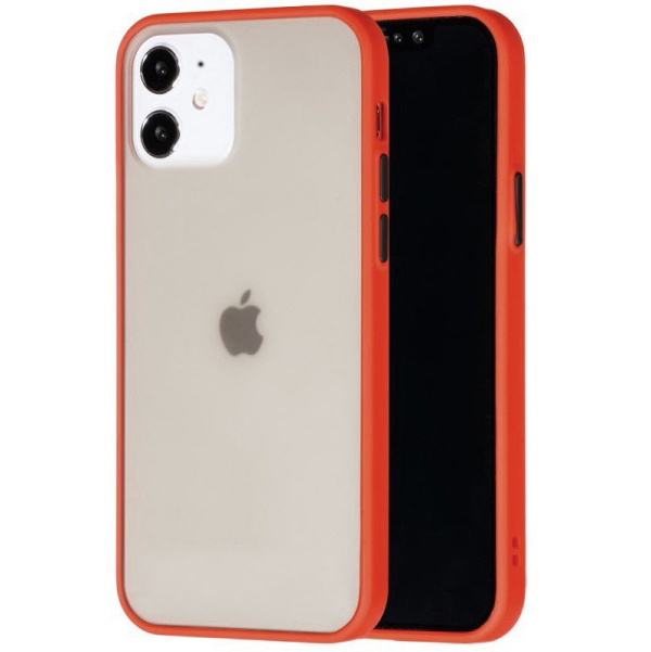 Чехол Matte для iPhone 12 Mini (Red)