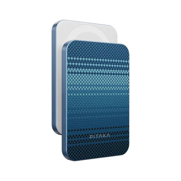 Зарядний пристрій Power Bank Pitaka Aramid Fiber Magnetic Qi2 5000mAh (Moonrise) (PBQ2402)