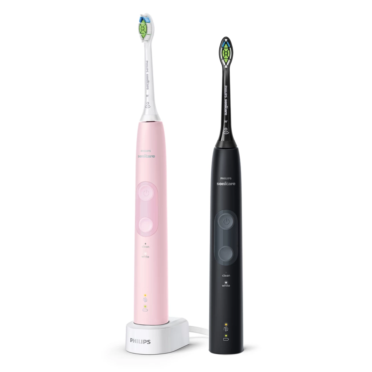 Набор зубных электрощеток Philips Sonicare ProtectiveClean 4500 (Pink/Black) (HX6830/35)