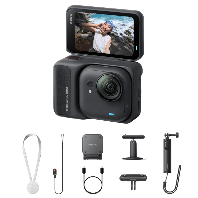 Insta360 GO Ultra Midnight Black Creator Bundle (‌‎CINSABEA_GOULTRA06)