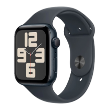 Apple Watch Series SE 2024 GPS 44mm Midnight Aluminium Case with Midnight Sport Band - M/L (MXEK3)