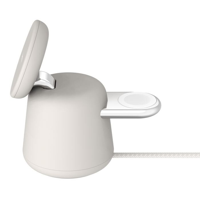 Безпровідна зарядка Belkin 2 in 1 MagSafe (Sand Mass)