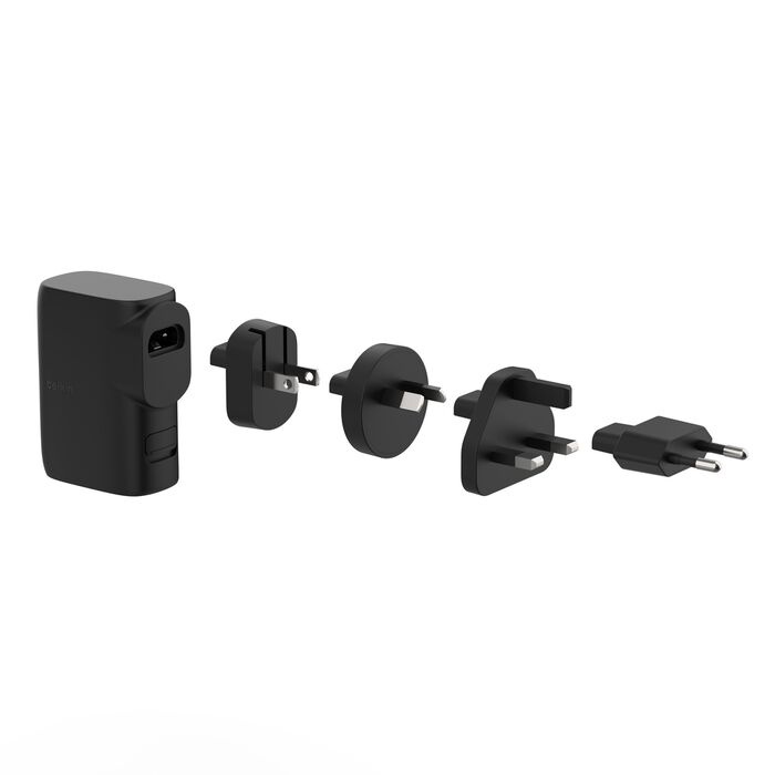 Зарядний пристрій Belkin 25W + Power Bank, USB-A/USB-C (5000mAh) (BPZ003BT1MBK-B6)