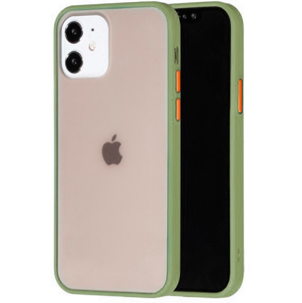 Чехол Matte для iPhone 12 Mini (Green)